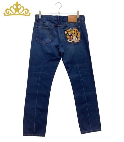 Gucci pantalone denim - pantalone, uomo