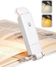 Luce per Lettura Libri a Letto, Luce Da Lettura a LED Portatile Con Clip, 4 Lumi
