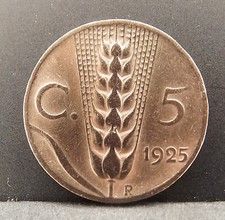 1925 moneta spiga centesimi - 1925, 5