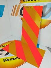 Kit 2 pannelli RIFLETTENTI CATARIFRANGENTI SEGNALETICI PER ATTREZZATURE AGRICOLE