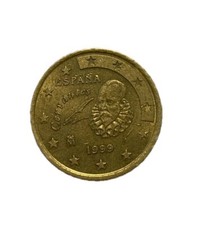 Moneta centesimi spagna - moneta,