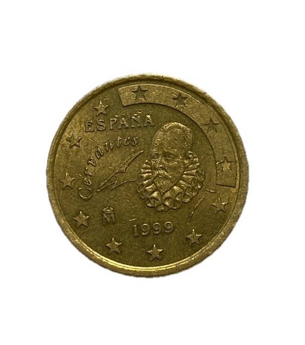 Moneta centesimi spagna - moneta, 50