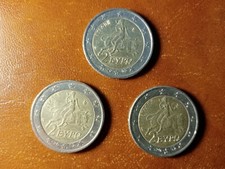 Lotto di 3 monete da 2 EURO