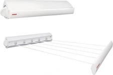 Leifheit stendibiancheria estensibile da muro Rollfix 210 bianco Acciaio bianco