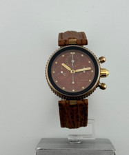 Gérald Genta Gefica Safari Chronographe Lemania 1883 Radica Dial Bronze Case