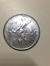 MONETA 50 LIRE VULCANO 1978