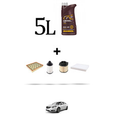 HOFFCAR Kit tagliando 4 FILTRI