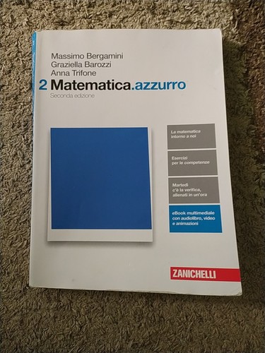 Matematica azzurro seconda - azzurro, 2