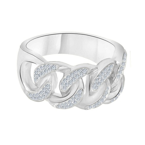 Uomo 14k placcato oro bianco - uomo,