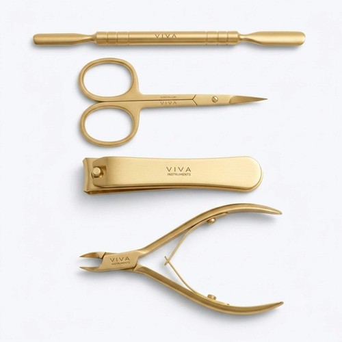 Strumenti per unghie - oro,