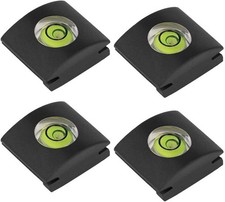 kit di 4 pezzi BOLLA LIVELLA PER SLITTA FLASH NIKON CANON PENTAX OLYMPUS CONTAX