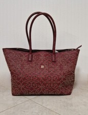 Borsa ecopelle grande viola con borchie John Richmond con manici