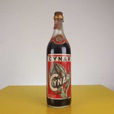 bottiglia vintage amaro cinar