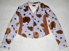 GUESS padded cow-pattern