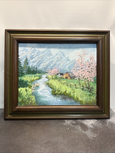 Quadro paesaggio originale con