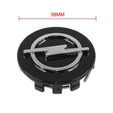 tappo coprimozzo 58 mm nero opel corsa e astra mokka grandland crossland meriva