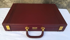 VALIGETTA 24 ORE IN PELLE BORDO' VINTAGE CARTELLA ANNI 70/80