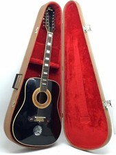 IBANEZ CONCORD BLACK 752. 12 CORDE ‘70s VINTAGE CHITARRA ACUSTICA MADE IN JAPAN