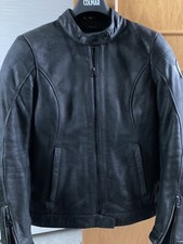 Giacca donna pelle moto Revit Rosa lady nero 38 black leather jacket