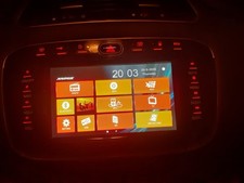 autoradio con navigatore satellitare per fiat punto evo 2010-2018