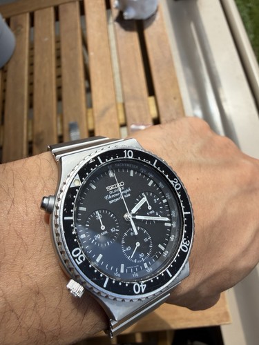 Seiko quartz chronograph - seiko, sq