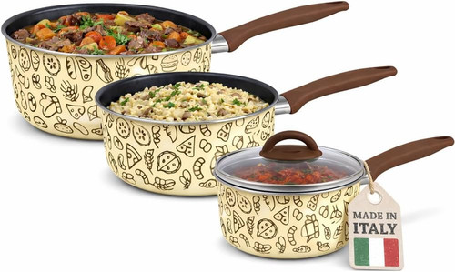Tris casseruole pastella - casseruole,