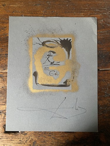 Autografato dalì salvador - dalì,