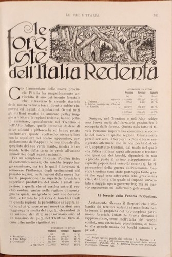 Foreste dell italia redenta - le,