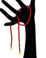 Filo di perle corallo diametro