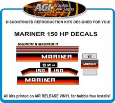 MERCURY MARINER 150 hp DECALS