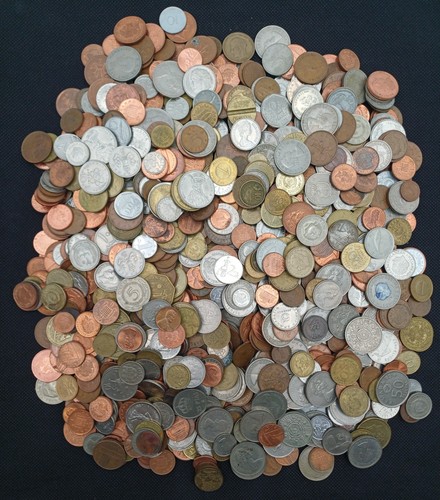 Monete mondiali lotto - monete, 4,983