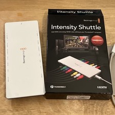Blackmagic Design Capture Card Intensity Shuttle Thunderbolt usato con scatola