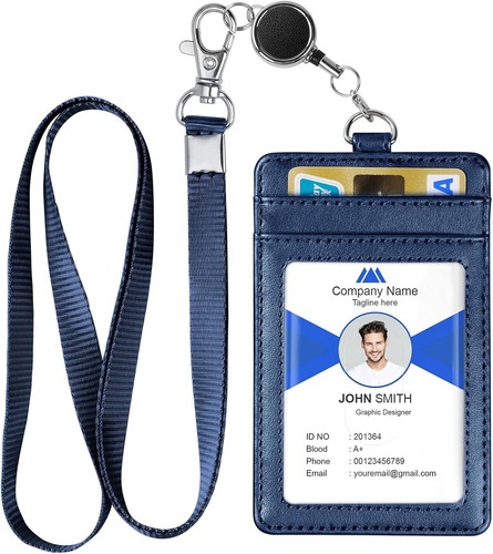 Offcup porta badge - in, pelle