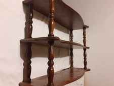 Mensola da parete in legno a tre ripiani - VINTAGE