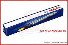 KIT 4 CANDELETTE BOSCH FIAT