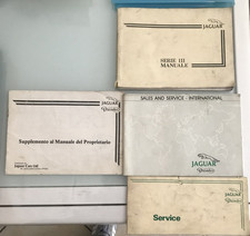 LIBRETTI USO E MANUTENZIONE JAGUAR XJ6 MK3 SERIE 3 COMPLETI