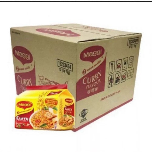 Maggi instant noodles curry - maggi,