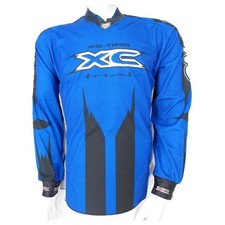 Maglia moto offroad blu Trial