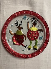 Piatto in vetro, con