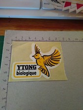 ADESIVO STICKER VINTAGE KLEBER YTONG BIOLOGIQUE  UCCELLO BIRD