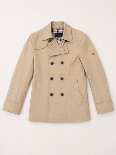 Burberry black label trench - black,