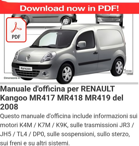 Manuale officina per - d'officina, renault