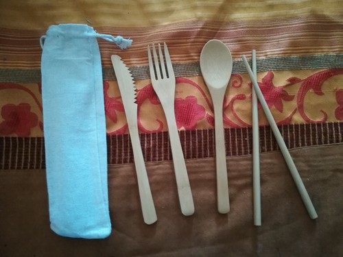 Set posate bamboo - bio, eco