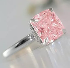 Anello Diamante Rosa Naturale