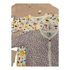 PROMO! ♥ PETIT BATEAU ♥ Lotto/Set 3 tutine cotone bimba neonata 18 mesi / 81 cm