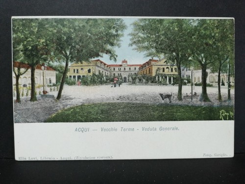 Cartolina acqui vecchie terme - acqui,