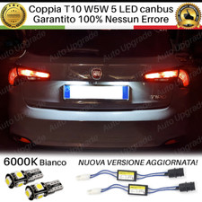 COPPIA LUCI TARGA 5 LED PER