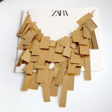 Collana dichiarazione collare Zara 16" nuova regalo vintage donna festa vacanze gioielli