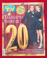 Telegatto Story 20 anni - Rivista TV Sorrisi e Canzoni n. 19 - 10-16 maggio 2003