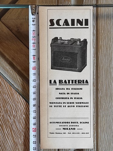 Antica pubblicità 1931